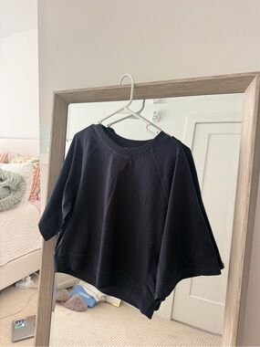 We Are Sundays Navy lightweight pullover